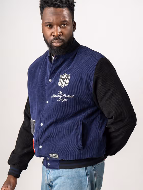 NFL Shield Core L&L '30 Varsity Jacket Navy view 3