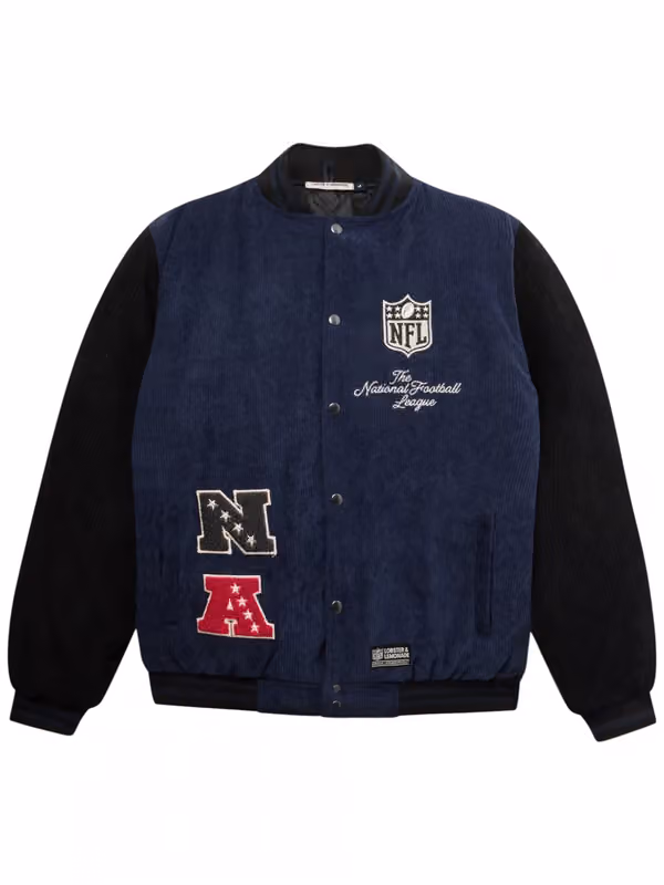 NFL Shield Core L&L '30 Varsity Jacket Navy view 1