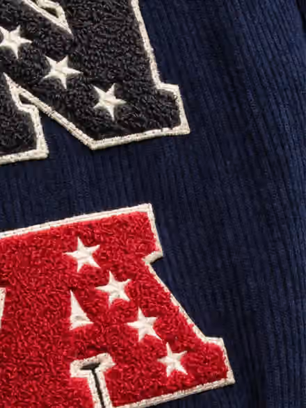 NFL Shield Core L&L '30 Varsity Jacket Navy view 5