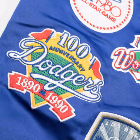 Los Angeles Dodgers Cooperstown '47 Dalston MLB Bomber Jacket Blue view 6