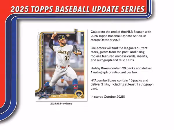 2025 Topps Update Series Baseball MLB Hobby Box view 2
