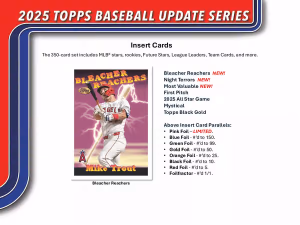 2025 Topps Update Series Baseball MLB Hobby Box view 4