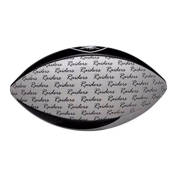 Las Vegas Raiders City Pride Wilson PeeWee Size NFL Football view 3