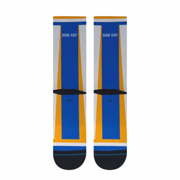 Indiana Pacers 2025-26 NBA City Edition Crew Socks view 3