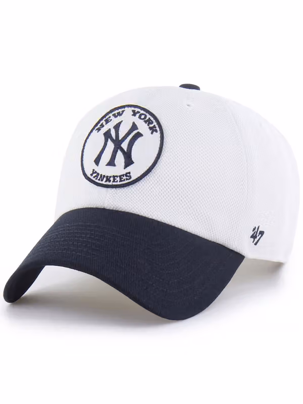 New York Yankees Pique Patch Clean Up Adjustable MLB Cap Natural product photo