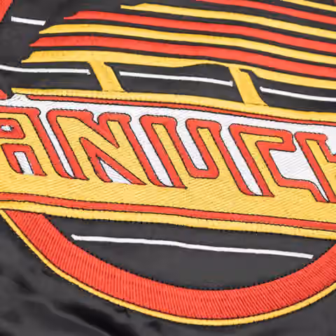 Vancouver Canucks Starter Vintage Diveplay NHL Varsity Jacket view 4
