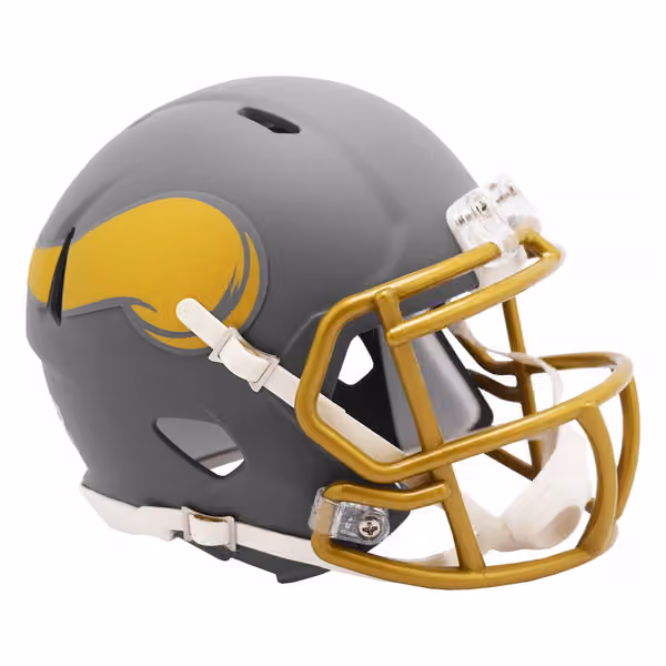 Minnesota Vikings Slate Alternate NFL Speed Mini Helmet view 1