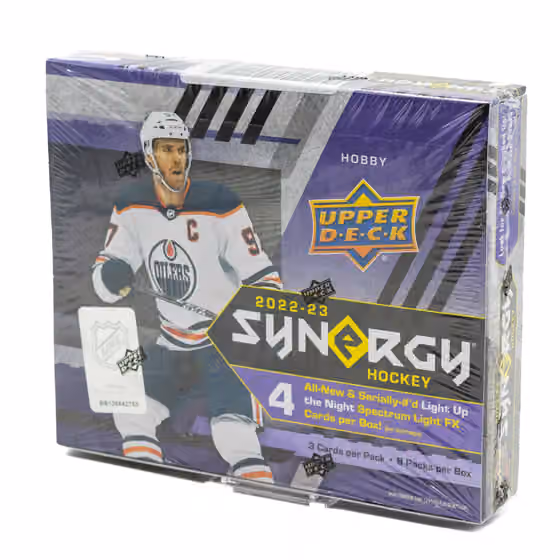 2022/23 Upper Deck Synergy Hockey NHL Hobby Box view 1