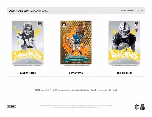 2025 Panini Donruss Optic Football NFL Value Fat-Pack Box view 5