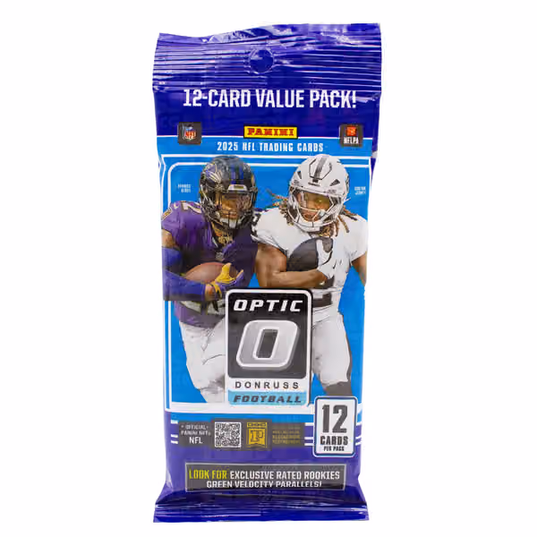 2025 Panini Donruss Optic Football NFL Value Fat-Pack Box view 2