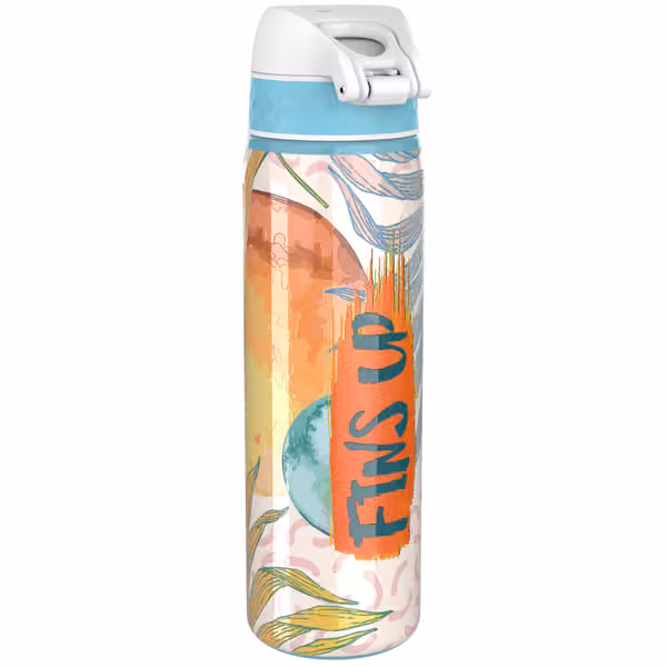 Miami Dolphins Tropical Stainless Steel OneTouch NFL Water Bottle (600 ml) view 2
