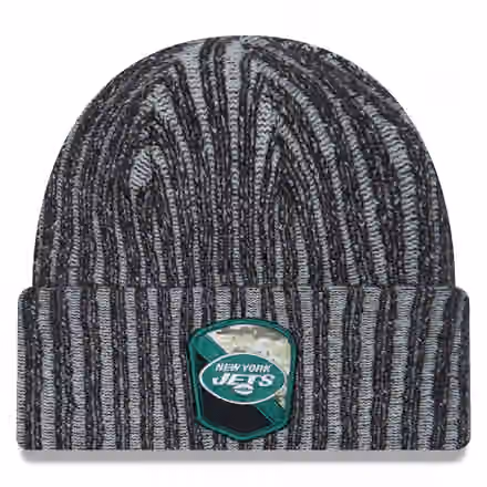 New York Jets 2023 NFL Salute to Service New Era Knit Hat product photo