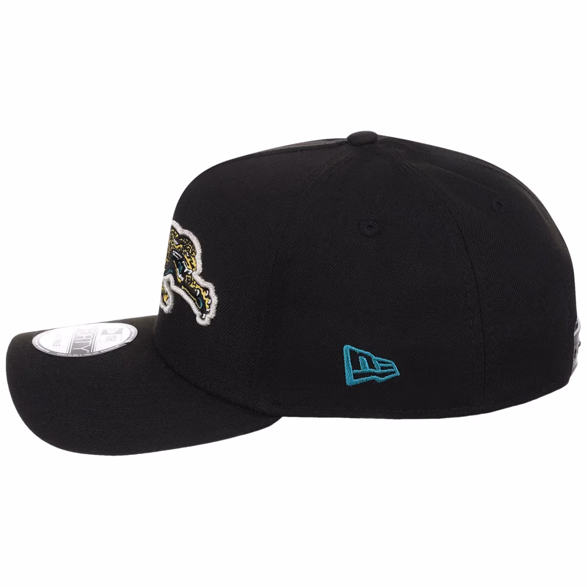 Jacksonville Jaguars NFL Black Dome New Era 9FORTY A-Frame detail view