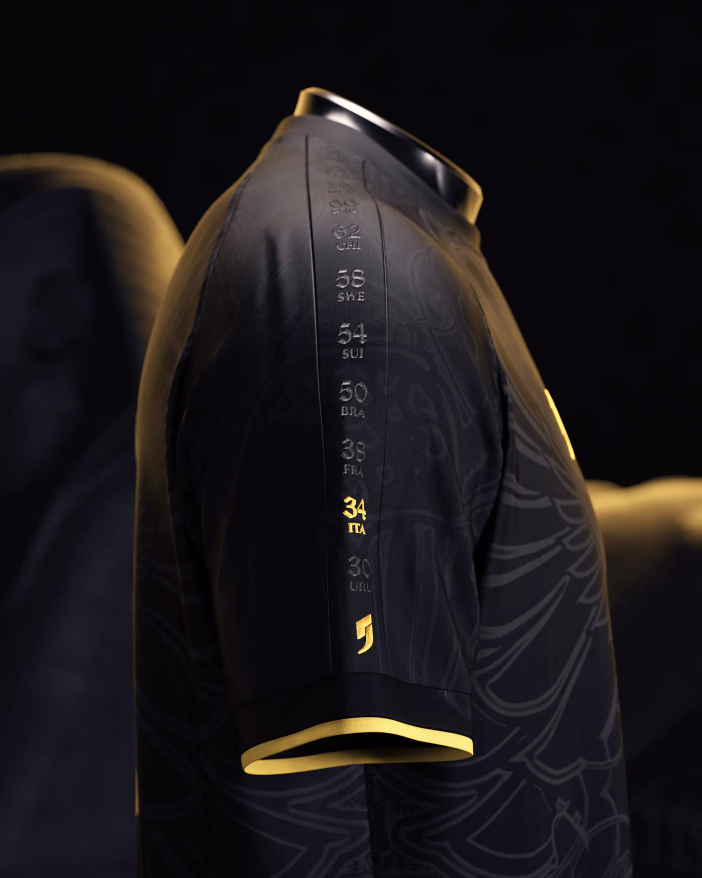 Jersevo Custom Personalized Egyptian King Heritage Jersey (2026WC Edition) right sleeve detail