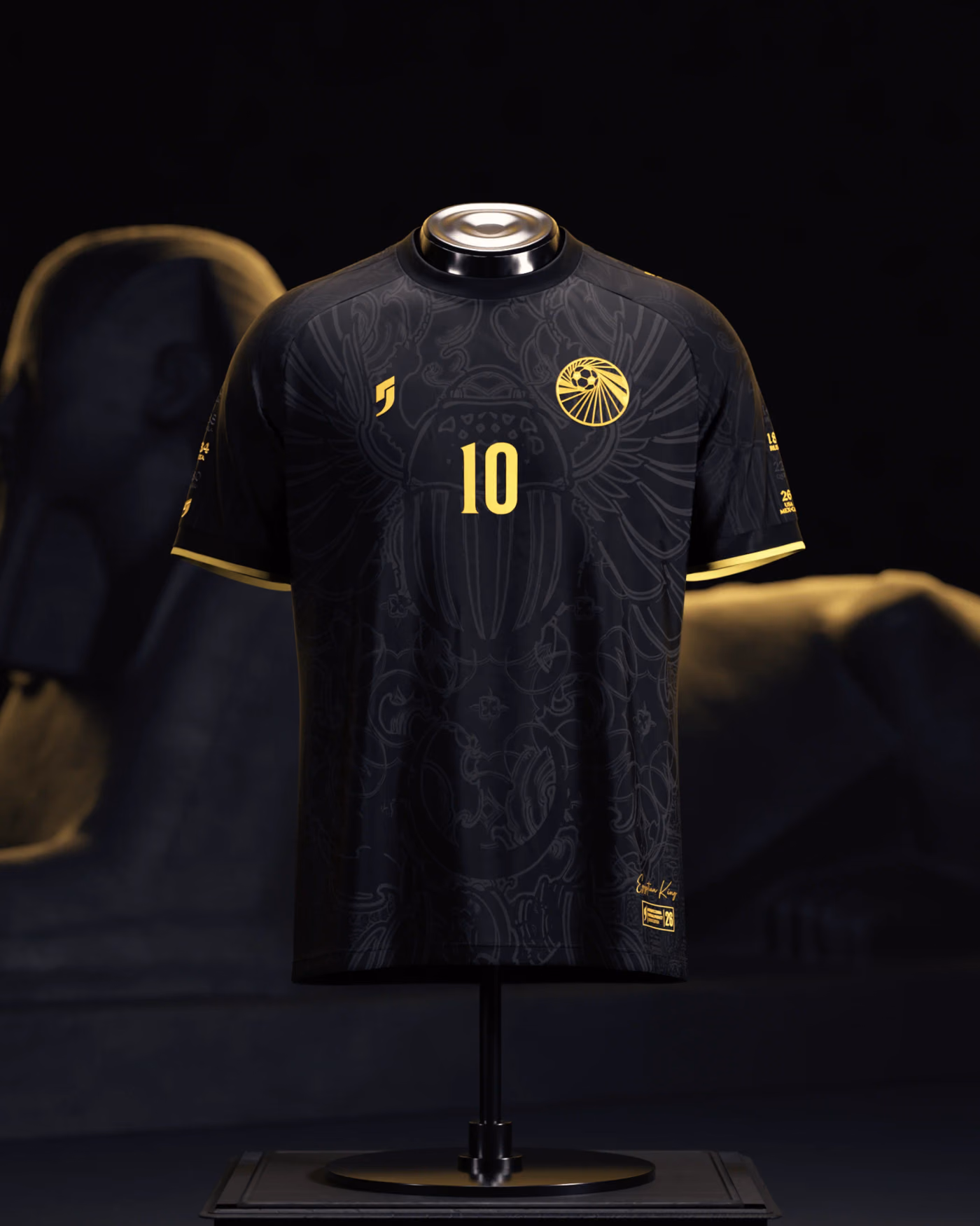 Jersevo Custom Personalized Egyptian King Heritage Jersey (2026WC Edition) front view
