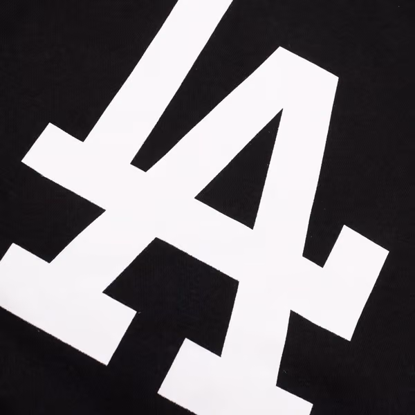 Los Angeles Dodgers Logo Backer '47 Burnside MLB Hoodie Black view 4