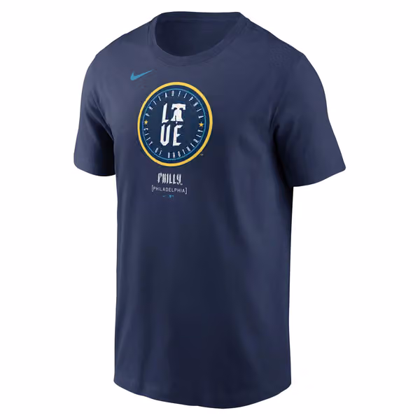 Philadelphia Phillies City Connect Nike MLB T-Shirt Navy view 1
