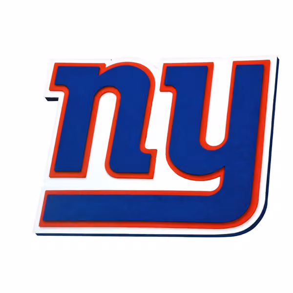 New York Giants NFL 3D Foam Logo Wall Sign view 1