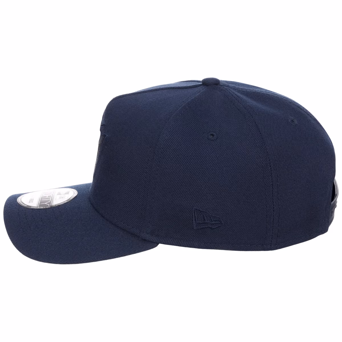 Miami Marlins MLB Navy FASHION CORE New Era 9FORTY A-Frame detail view