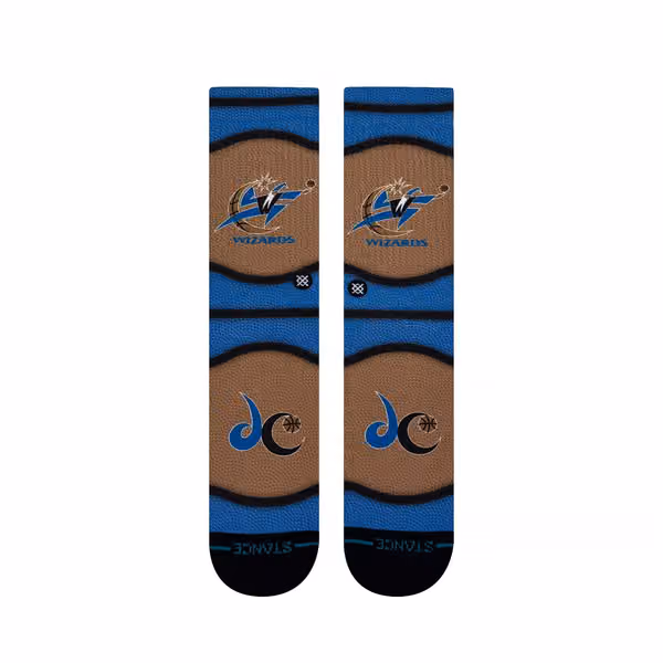 Washington Wizards Classic Mini Ball Stance Crew Socks view 2
