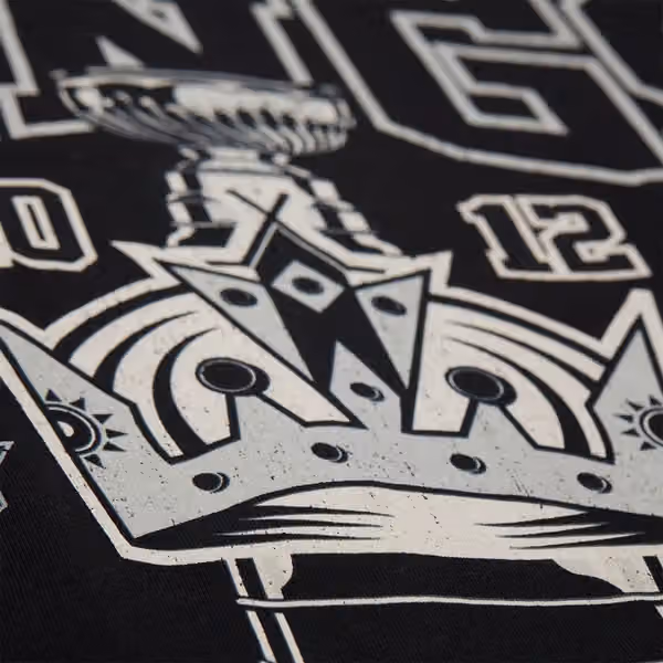 Los Angeles Kings Mitchell & Ness Big Champ NHL T-Shirt Black view 4