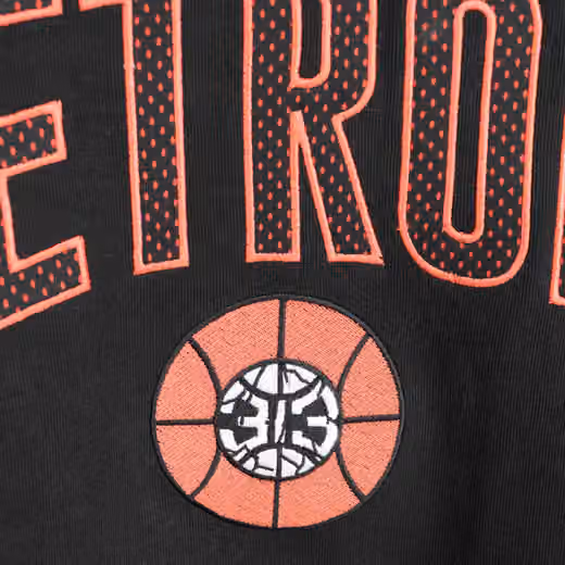 Detroit Pistons 2023 City Edition New Era Oversized NBA Hoodie view 4