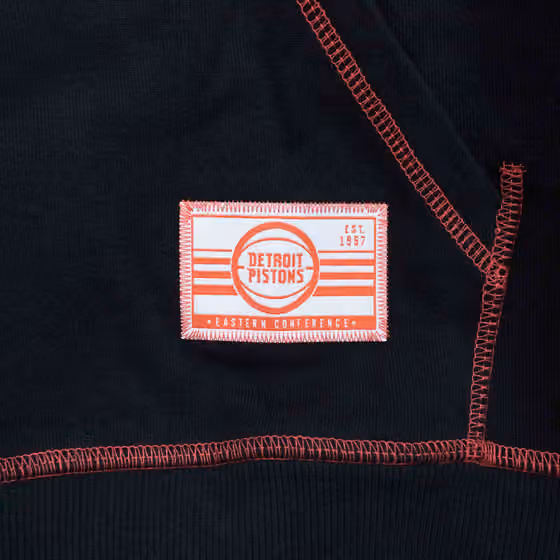 Detroit Pistons 2023 City Edition New Era Oversized NBA Hoodie view 3