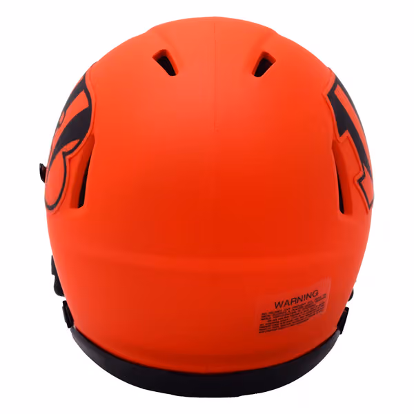 Cincinnati Bengals Rave Alternate NFL Speed Mini Helmet Orange view 2