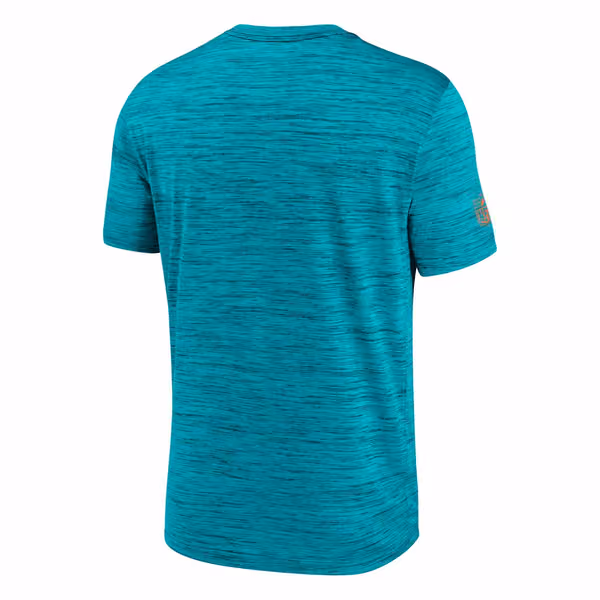 Miami Dolphins 2025 NFL Sideline Nike Velocity Performance T-Shirt Aqua view 3