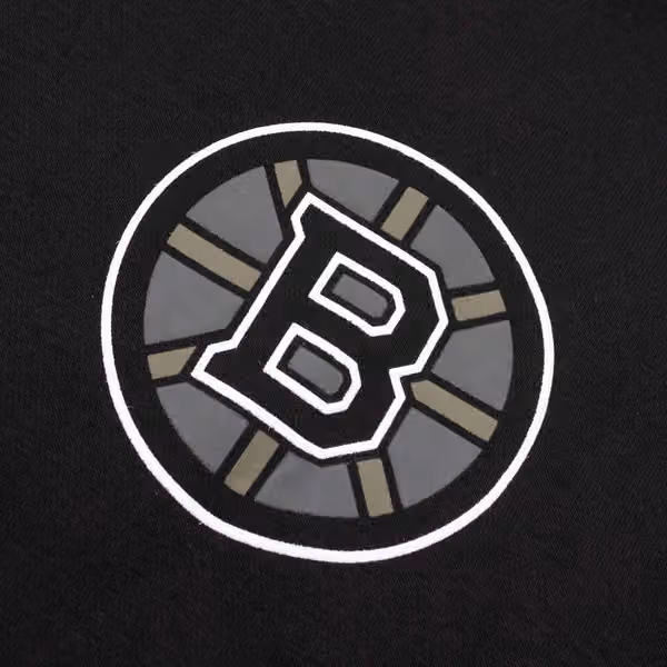 Boston Bruins Tonal Backer '47 Burnside NHL Hoodie Black view 4