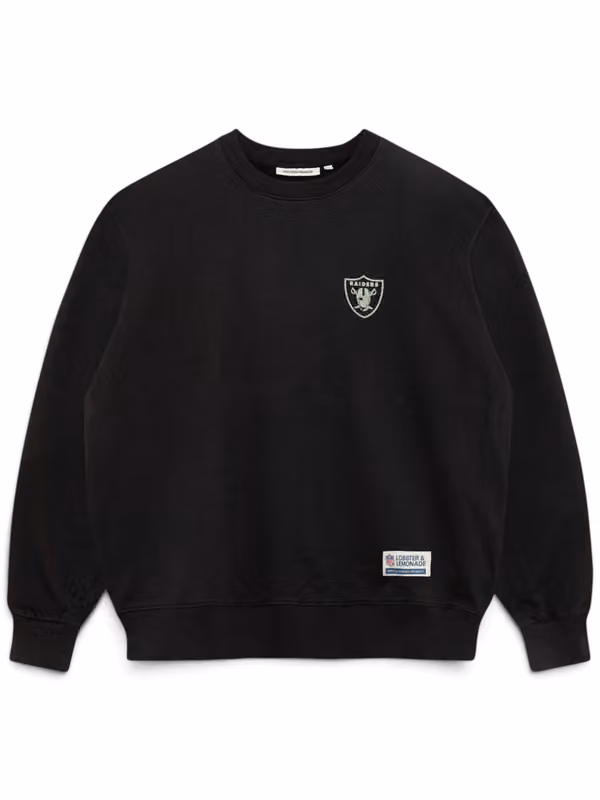 Las Vegas Raiders L&L '96 Classics NFL Crew Sweater Black view 2