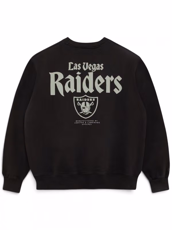 Las Vegas Raiders L&L '96 Classics NFL Crew Sweater Black view 1