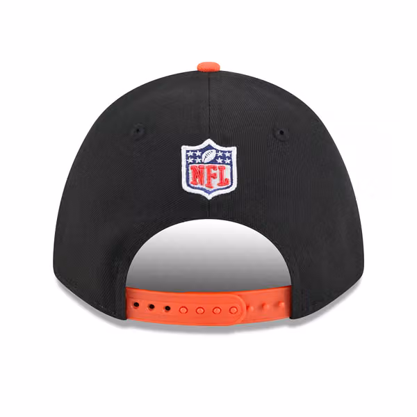 Cleveland Browns 2025 NFL Draft 9FORTY M-Crown A-Frame Snapback Cap Black view 2
