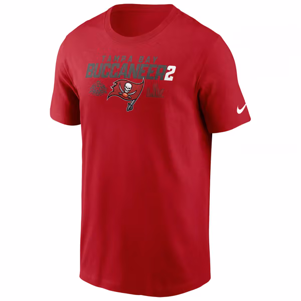Tampa Bay Buccaneers Super Bowl Nike Essential NFL T-Shirt Red view 1