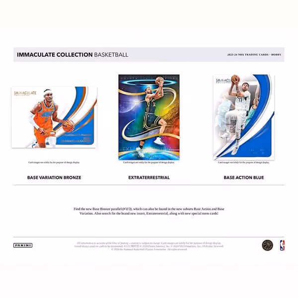 2023/24 Panini Immaculate Basketball NBA Hobby Box view 5