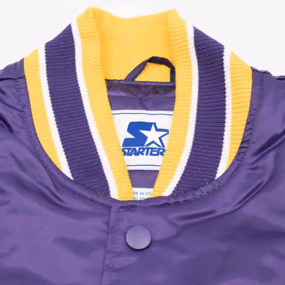 Los Angeles Kings Starter Vintage Diveplay NHL Varsity Jacket view 6