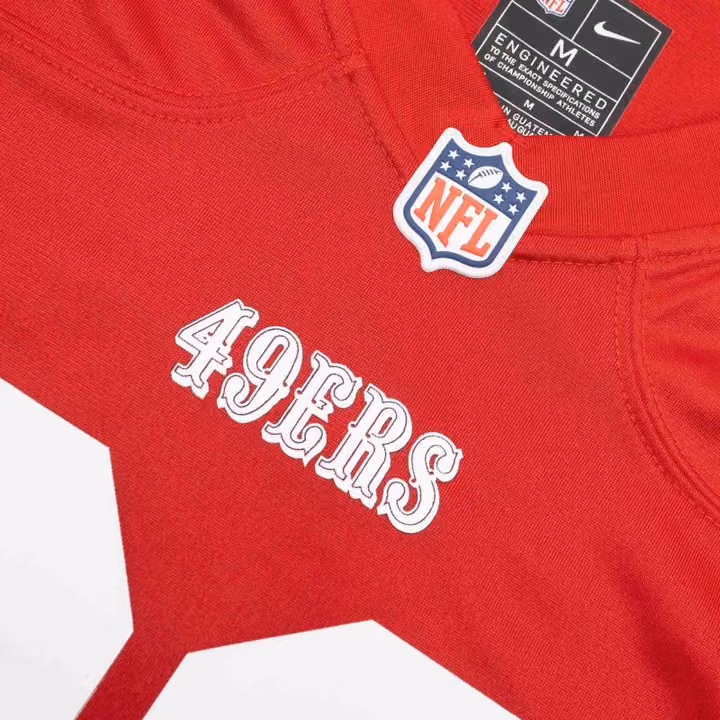 Jerry Rice #80 San Francisco 49ers Nike Game NFL Jersey Red view 5