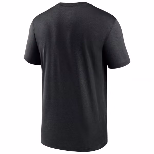 Las Vegas Raiders Goal Post Nike Legend Performance NFL T-Shirt Black view 2