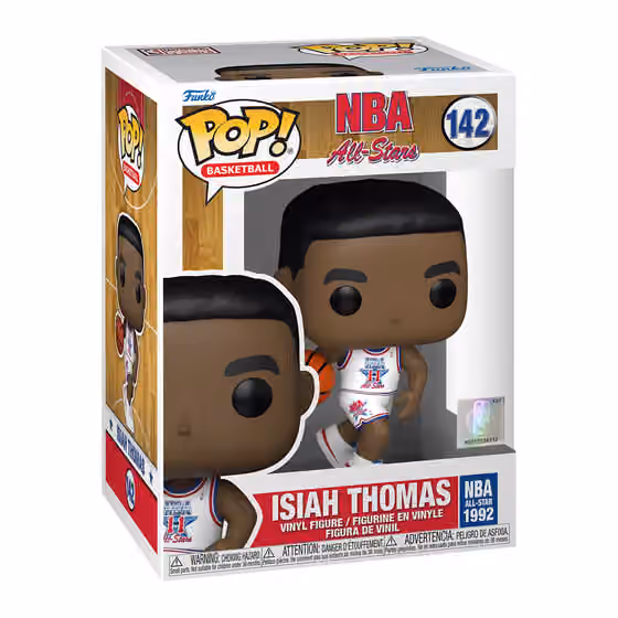 Isiah Thomas 1992 NBA All-Star Game #142 Funko POP! Vinyl NBA Figure view 2