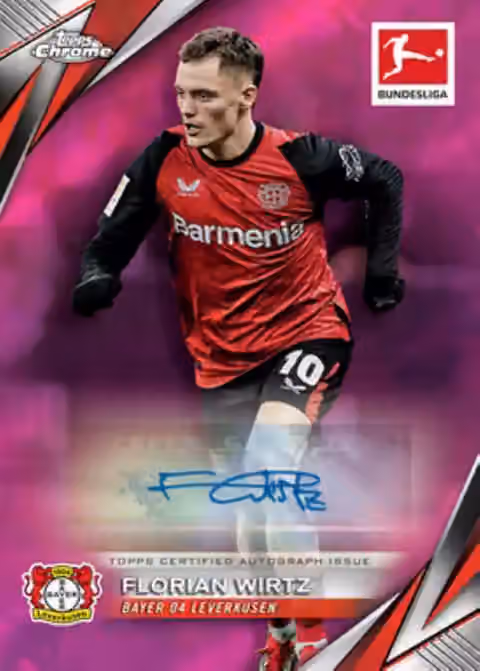 2024/25 Topps Chrome Bundesliga Sapphire Edition Football Hobby Box view 2