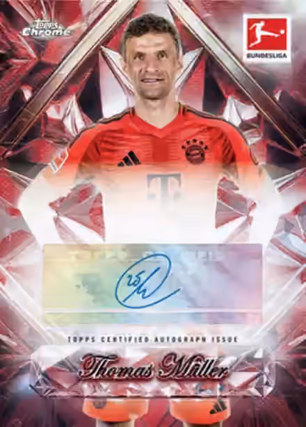 2024/25 Topps Chrome Bundesliga Sapphire Edition Football Hobby Box view 3