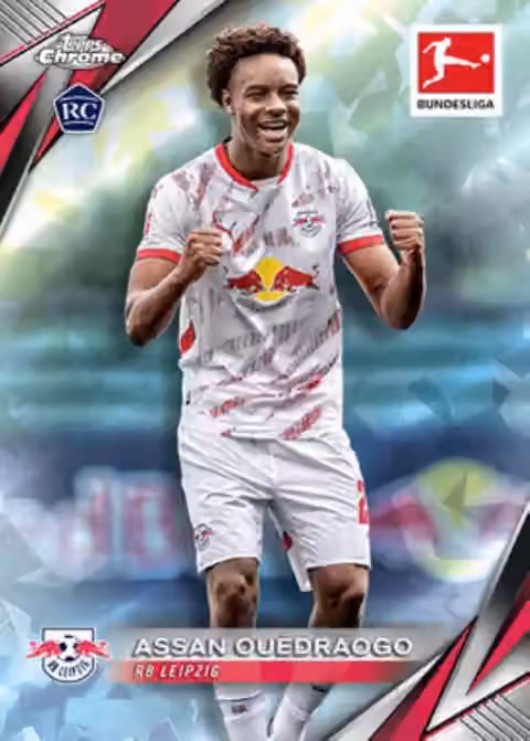 2024/25 Topps Chrome Bundesliga Sapphire Edition Football Hobby Box view 5