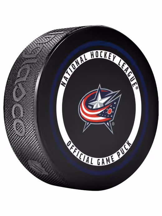 Columbus Blue Jackets 2026-27 NHL Official Game Puck view 3