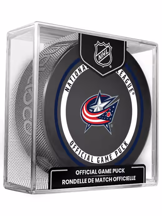 Columbus Blue Jackets 2026-27 NHL Official Game Puck view 1