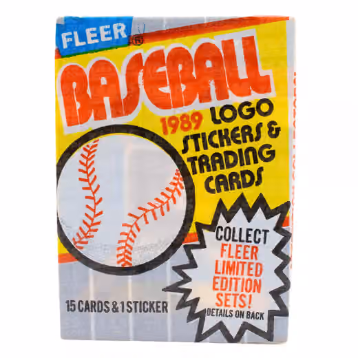 1989 Fleer Baseball Vintage MLB Hobby Pack view 1