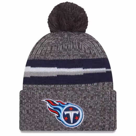 Tennessee Titans Gray 2023 NFL Sideline New Era Sport Knit Hat product photo