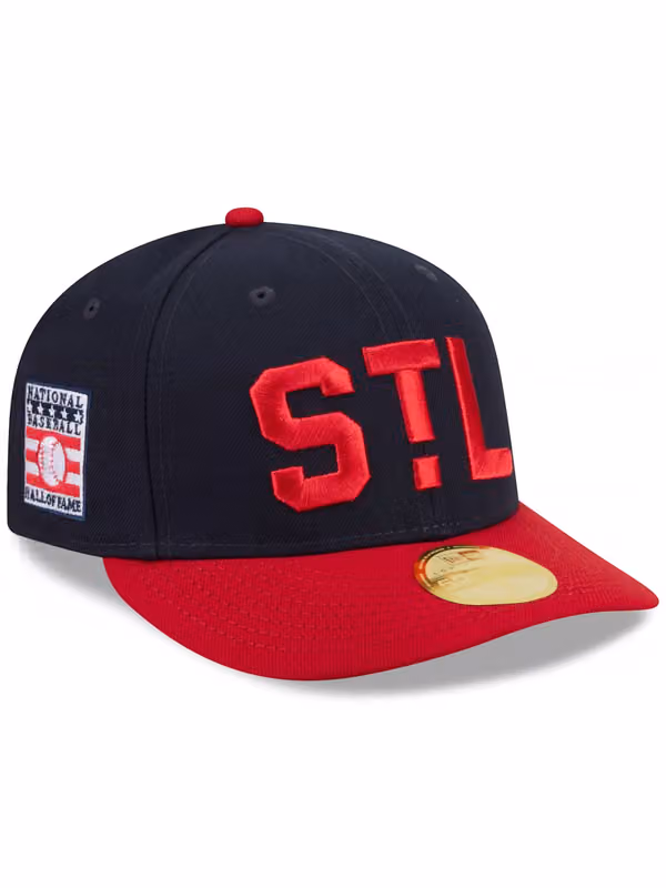 St. Louis Cardinals 2026 MLB Hall of Fame Low Profile 59FIFTY Fitted Cap Navy product photo