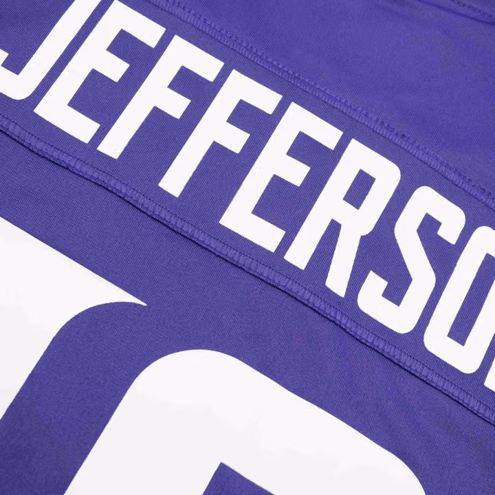 Justin Jefferson #18 Minnesota Vikings Nike Game NFL Jersey Purple view 4