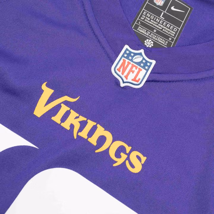 Justin Jefferson #18 Minnesota Vikings Nike Game NFL Jersey Purple view 5