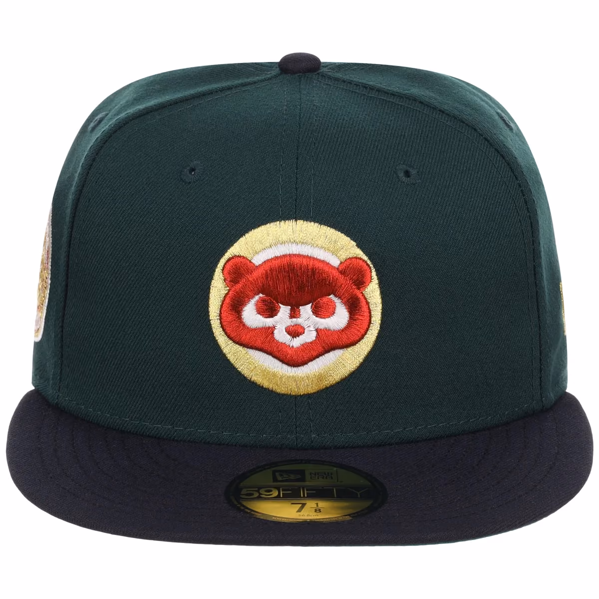Chicago Cubs Northside Chicago Crown the City New Era 59FIFTY (Dark Green/Navy) detail view